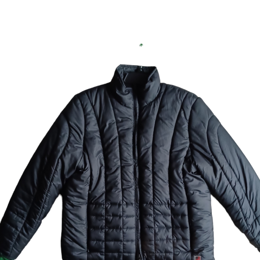 Woolrich black Thinsulate Lifeloft puffer black zip up coat size Medium